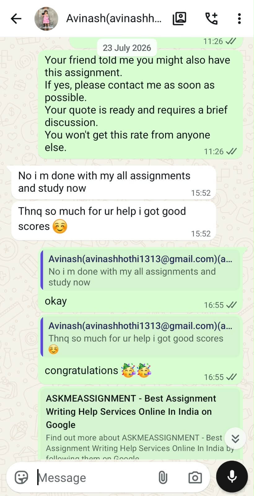 Student review 3
