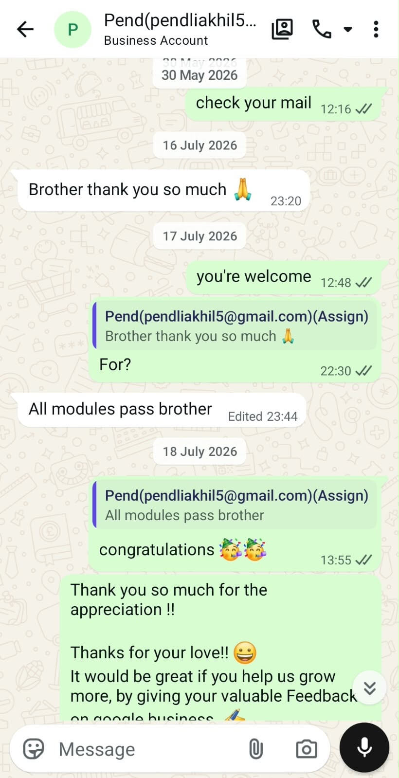 Student review 6